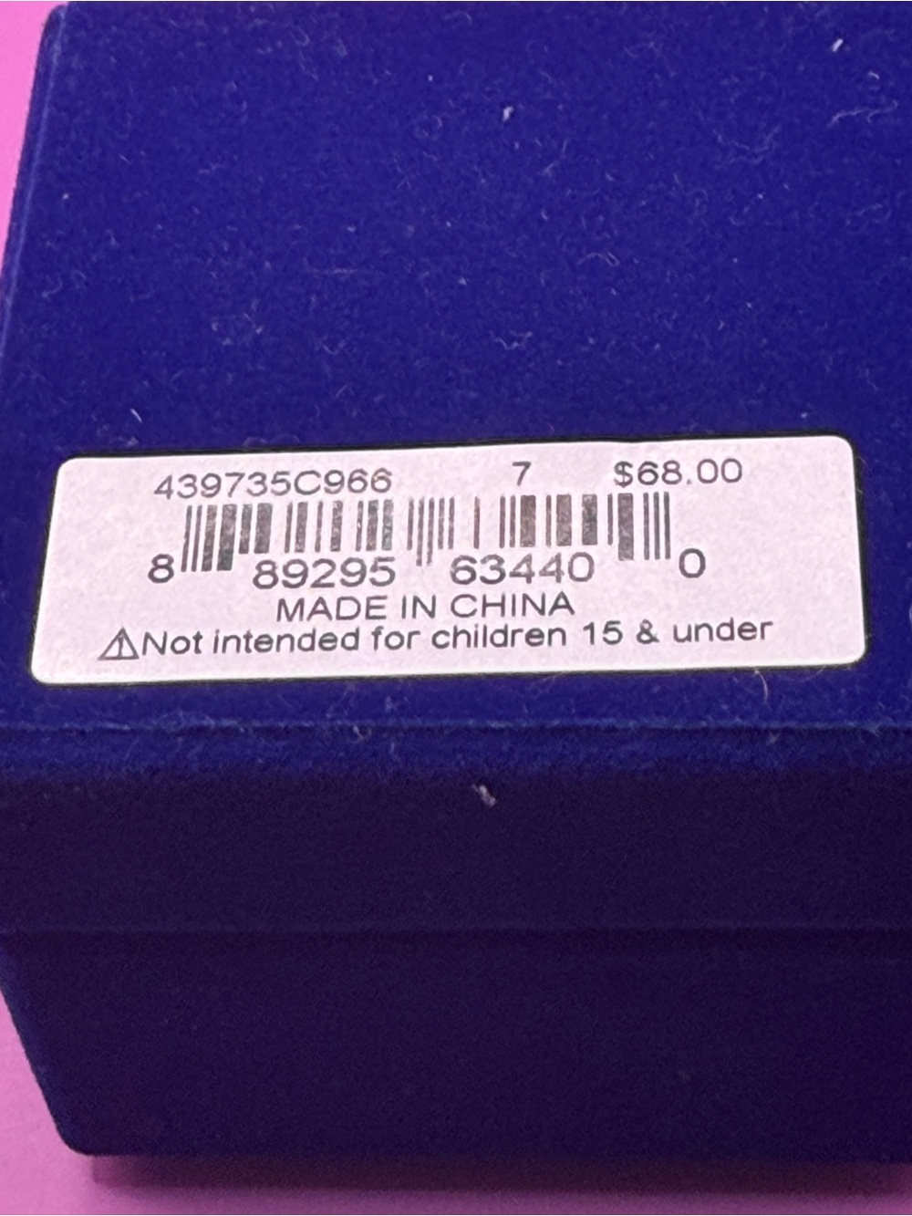 Kurt Geiger London Crystal Heart Cocktail Ring - size 7 - Picture 7 of 7